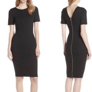 NWT Ali & Jay Women's‎ SIze S Black Short Sleeve Dress Little Black Dress Zipper